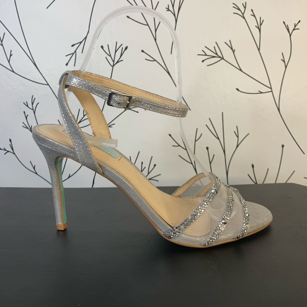 Betsey Johnson Veda Metallic Heels